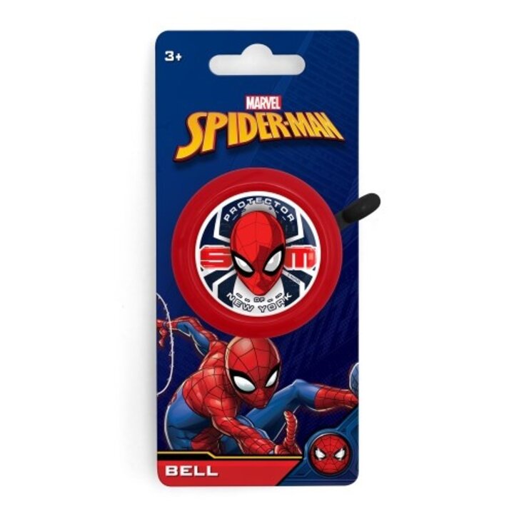 Disney Fietsbel Kinderen - Spiderman - Metaal - Rood