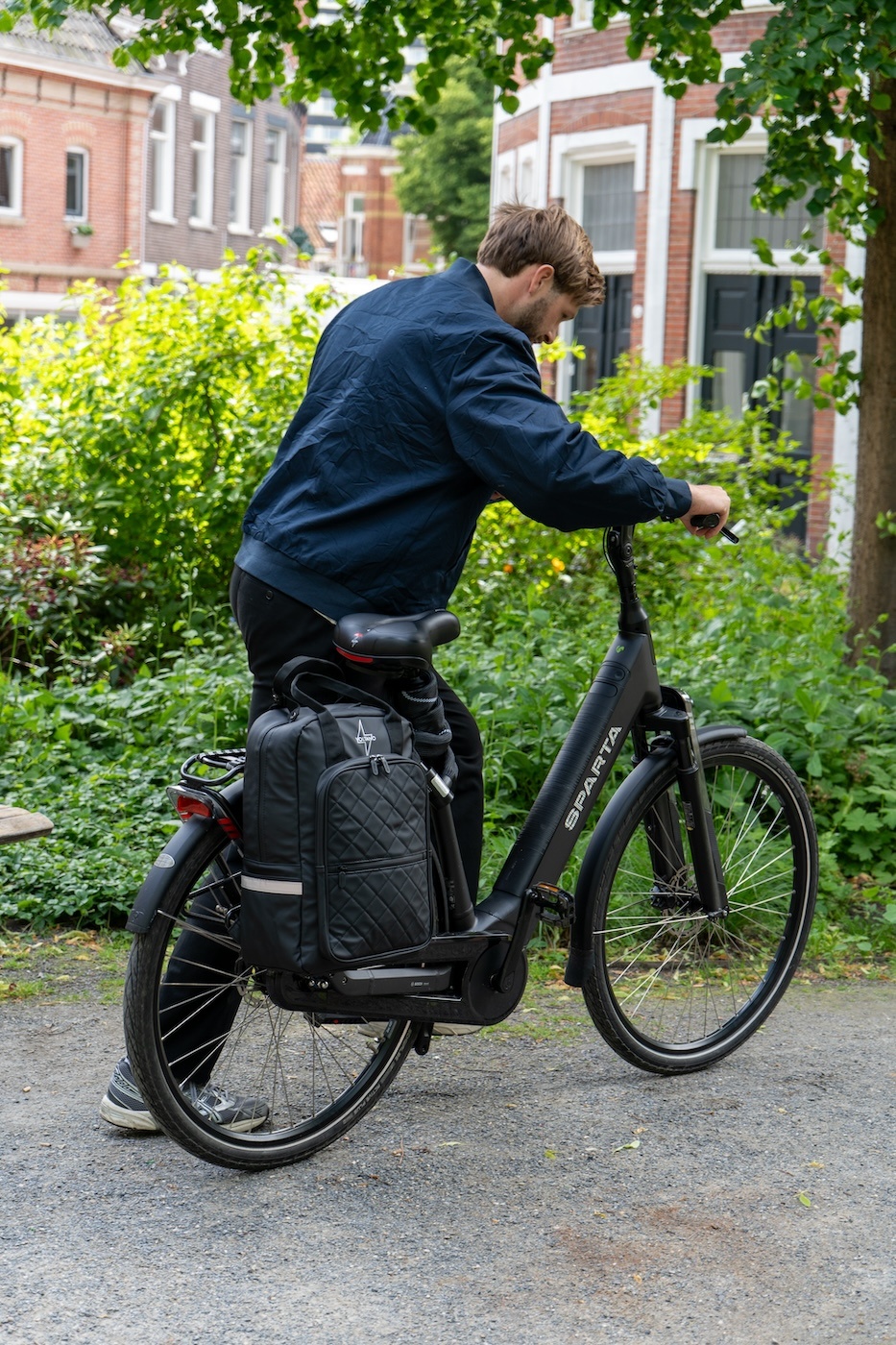 Voltano Daily Enkele Fietstas / Rugtas - Zwart - Enkele Pakaftas - 100% Waterdicht