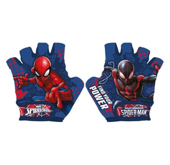 Disney Fietshandschoenen Kinderen - Spiderman - Blauw