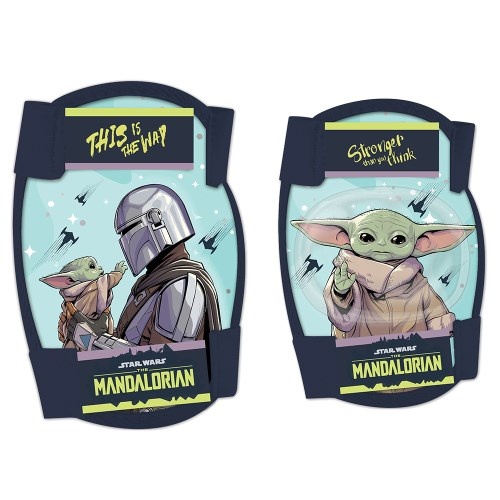 Disney Kniebeschermer / Elleboogbeschermer - Mandalorian - Groen