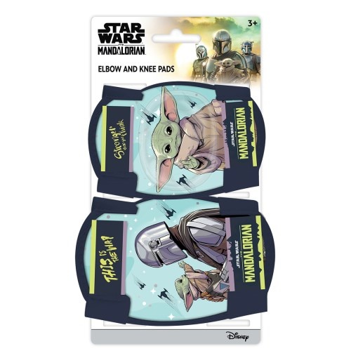 Disney Kniebeschermer / Elleboogbeschermer - Mandalorian - Groen