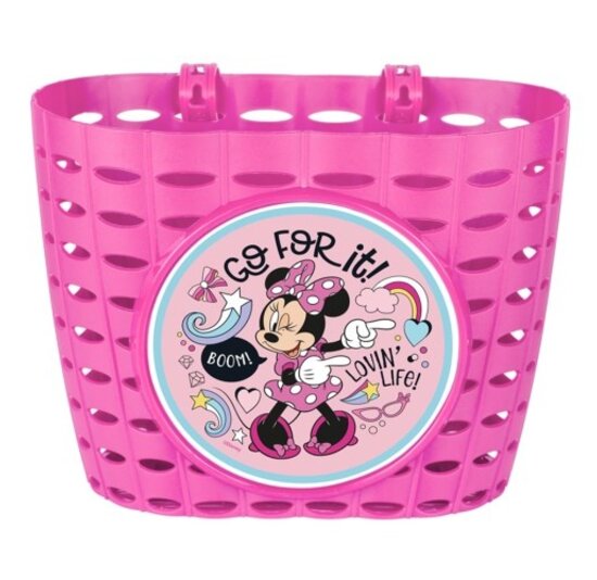 Disney Kinderfietsmand - Fietsmand Kinderen - Minnie - Roze
