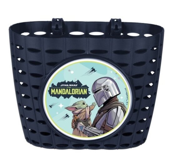Disney Kinderfietsmand - Fietsmand Kinderen - Mandalorian - Zwart