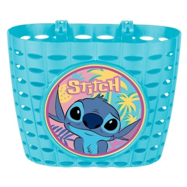 Disney Kinderfietsmand - Fietsmand Kinderen - Stitch - Blauw