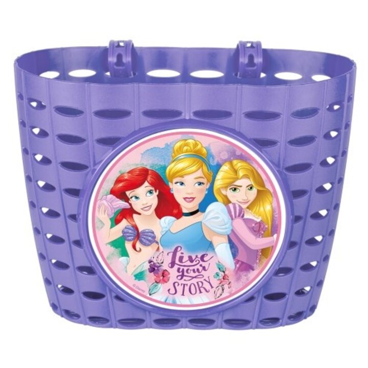 Disney Kinderfietsmand - Fietsmand Kinderen - Princess - Paars