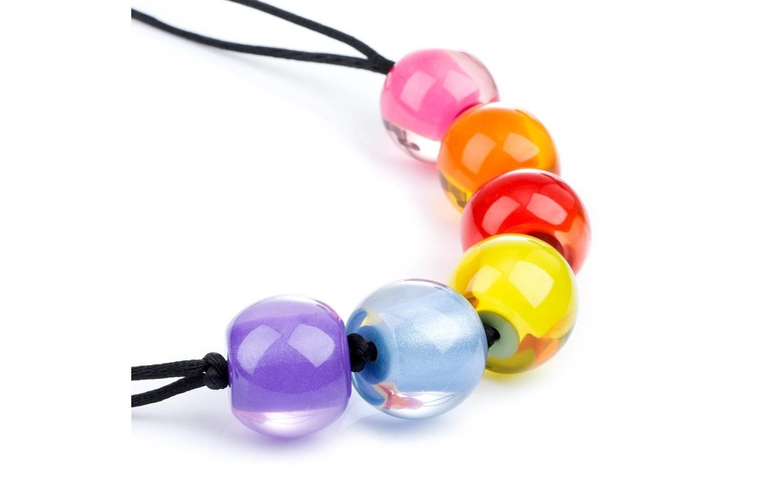 Halsketting Multicolor Q06 | Colourful Beads