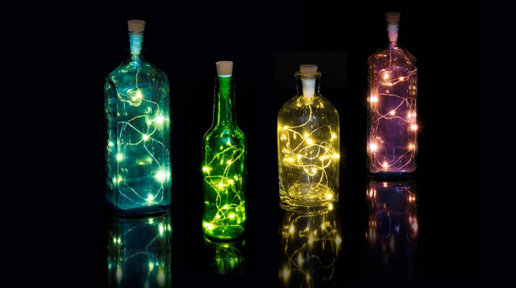 Bouchon de Bouteille Lumineux Guirlande