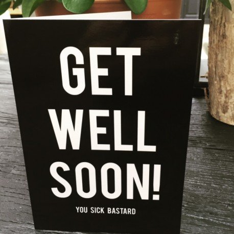 Carte de voeux "Get Well"