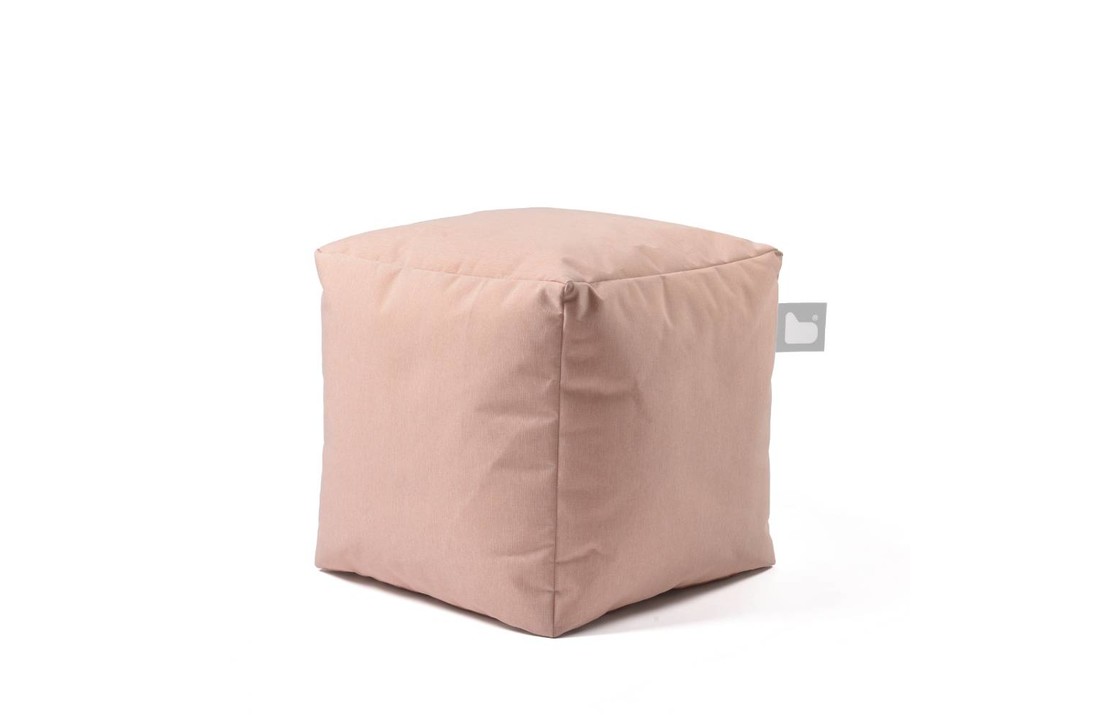 Poef B-box Outdoor Pastel Oranje