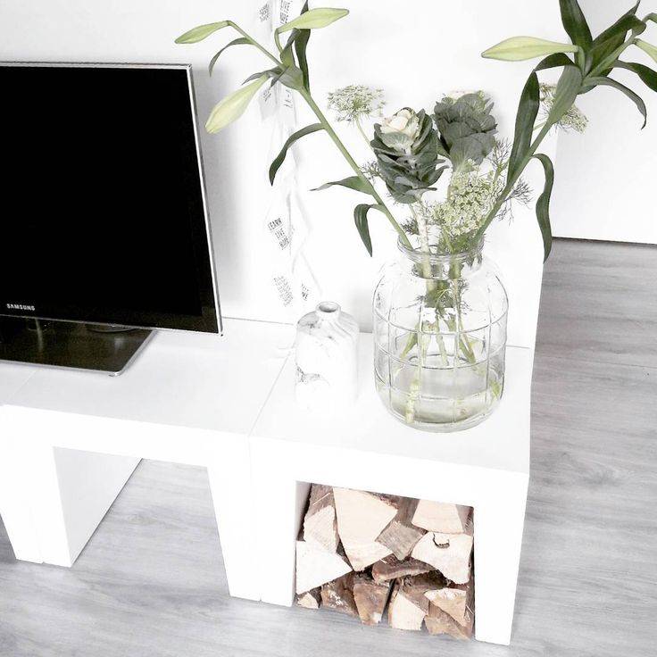 Tabouret Concrete Seat Blanc