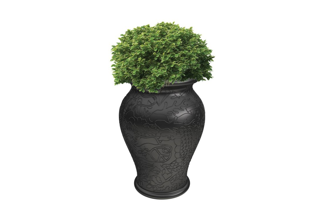 Ming Plantenbak H 60cm Zwart