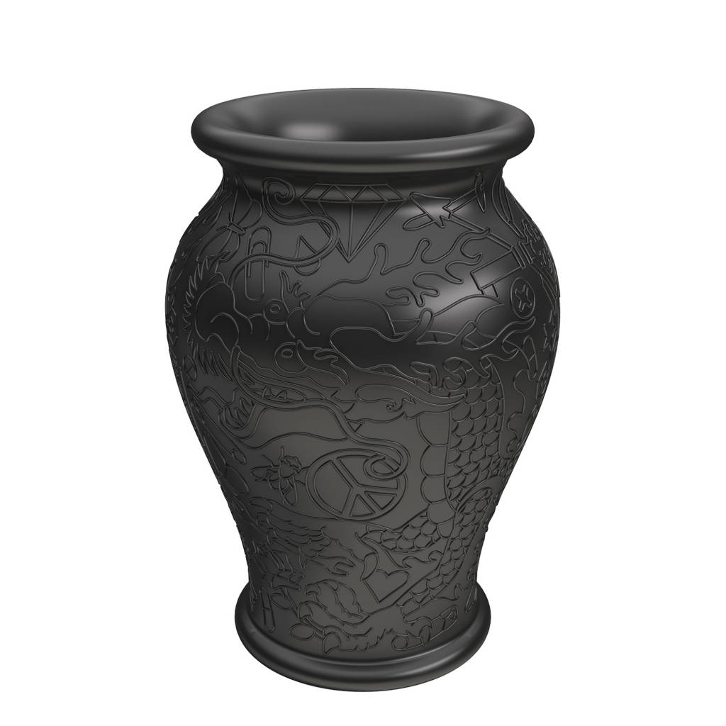 Pot Ming H 60cm Noir