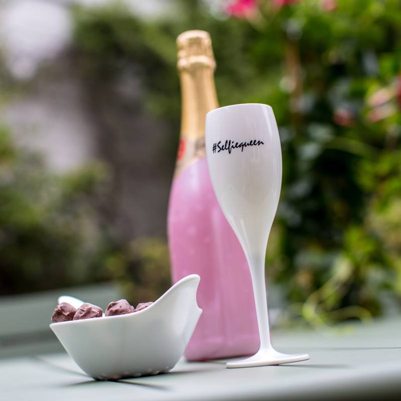 Flûte à champagne: #selfiequeen | 100 ml