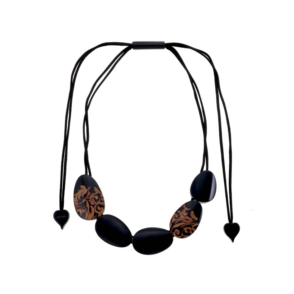 Collier Q5 Noir | Brocade