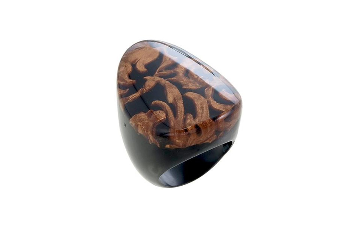 Bague noir | Brocade