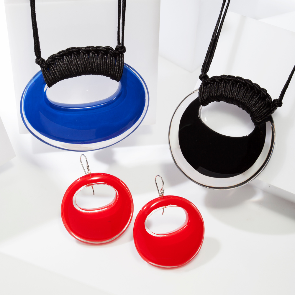 Collier ronde blue | Elemental