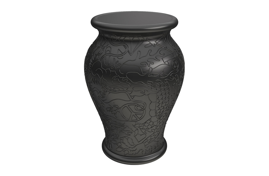 Ming table d'appoint Noir