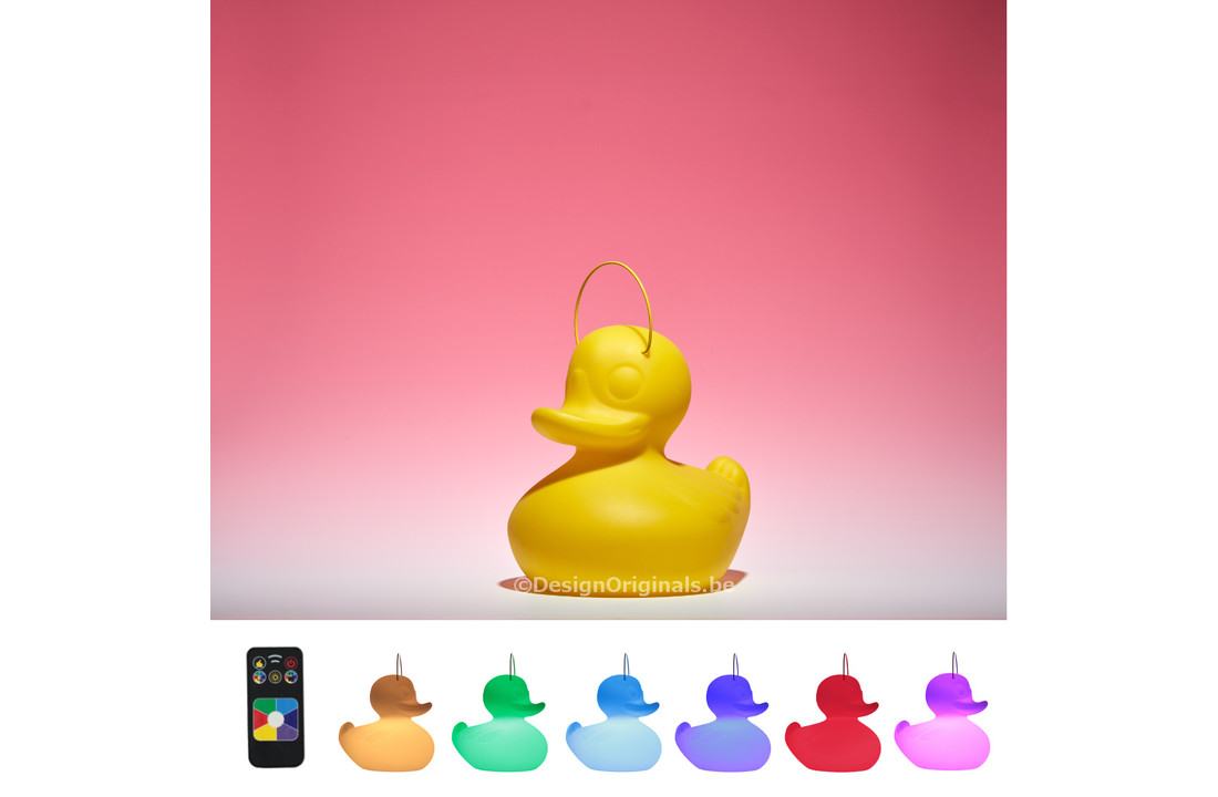 Duck Duck Lamp S geel