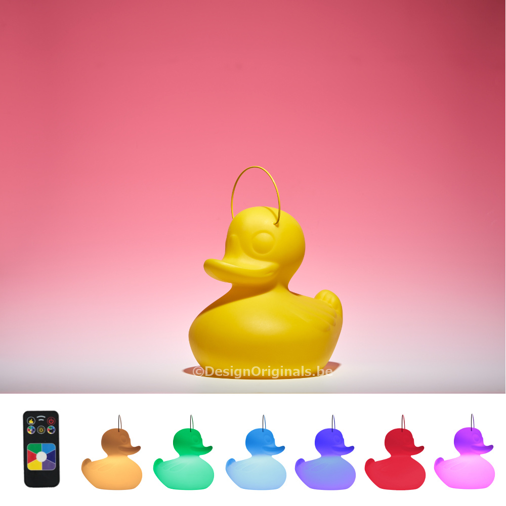 Duck Duck Lamp S geel