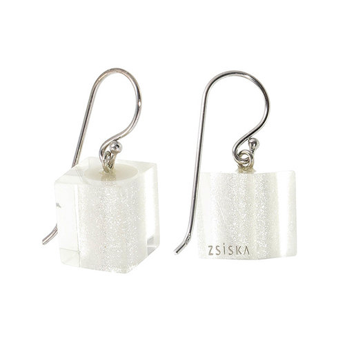 ZSISKA Oorbellen silver | Colourful Cubes ZSISKA Oorbellen silver | Colourful Cubes