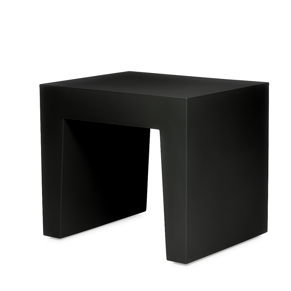 Concrete Seat Recycled Black
