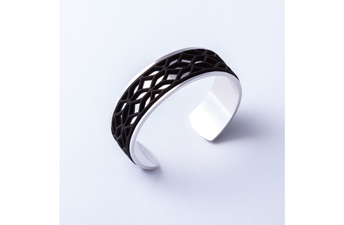 Armband LACE Zilver met 3 verwisselbare kleuren
