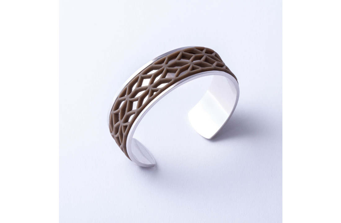 Armband LACE Zilver met 3 verwisselbare kleuren