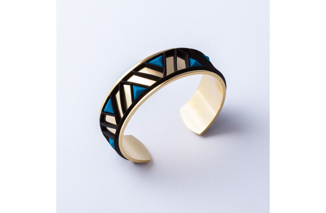 Armband PETRA Goud met 3 verwisselbare kleuren