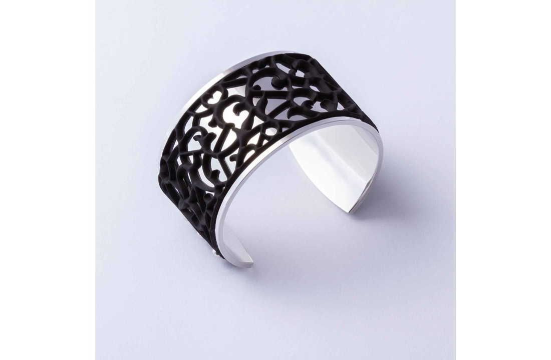 Armband ORNAMENTAL Zilver met 3 verwisselbare kleuren