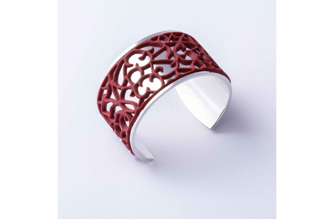 Armband ORNAMENTAL Zilver met 3 verwisselbare kleuren