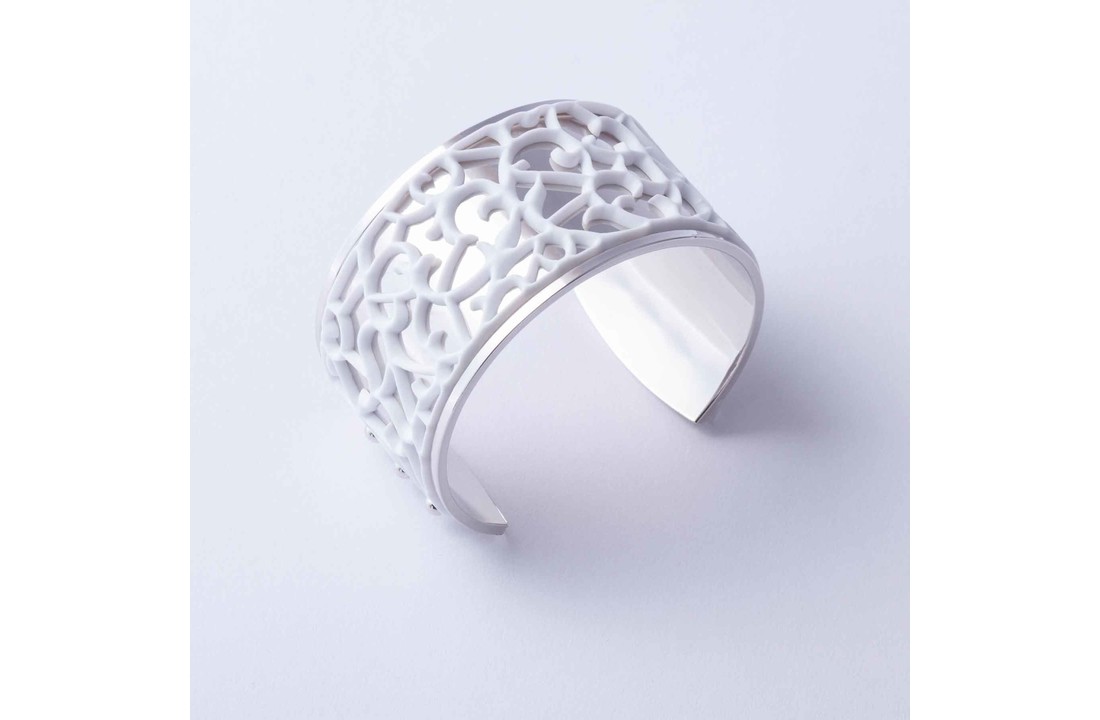 Armband ORNAMENTAL Zilver met 3 verwisselbare kleuren