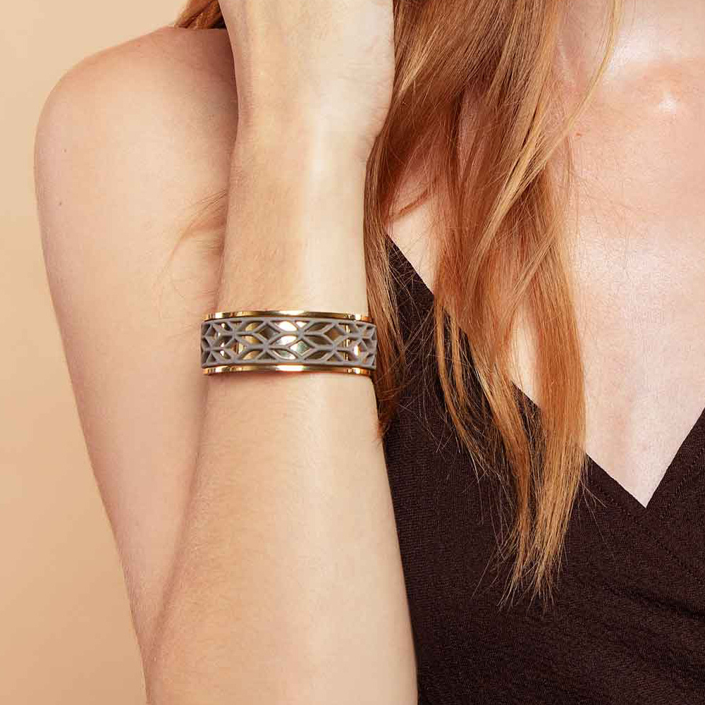 Armband LACE Goud met 3 verwisselbare kleuren