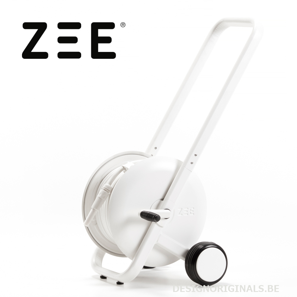 Tuyau d'arrosage Tasman 50m Trolley Blanc