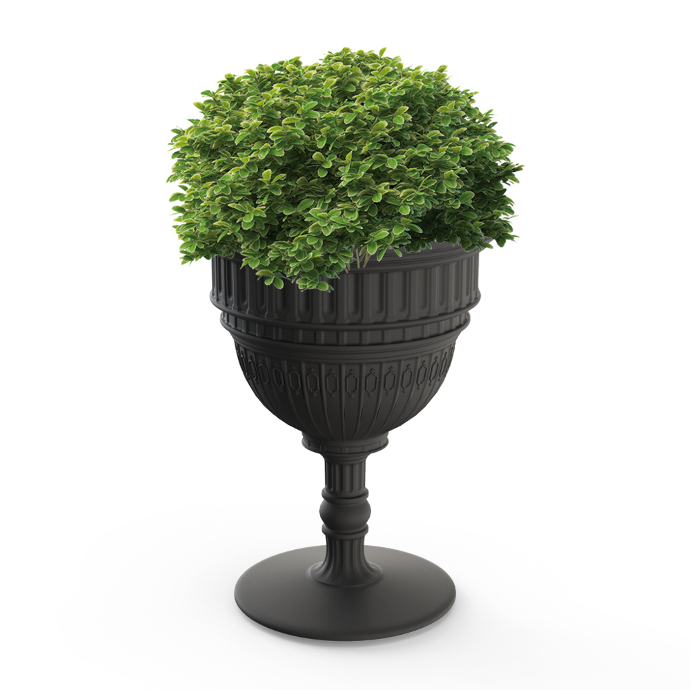 Capitol Plantenbak en Champagne koeler Zwart