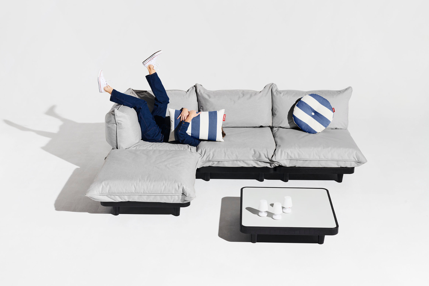King Pillow Outdoor Stripe (Oléfin)