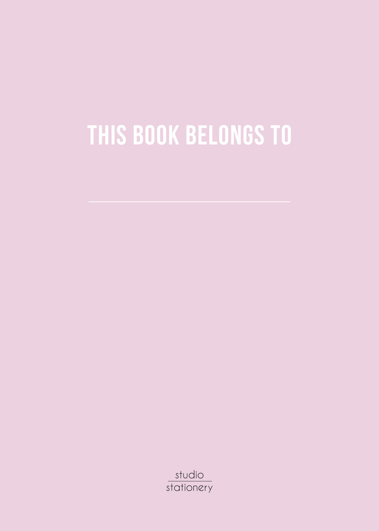 A6 Notebook 'Blue is my favorite color'