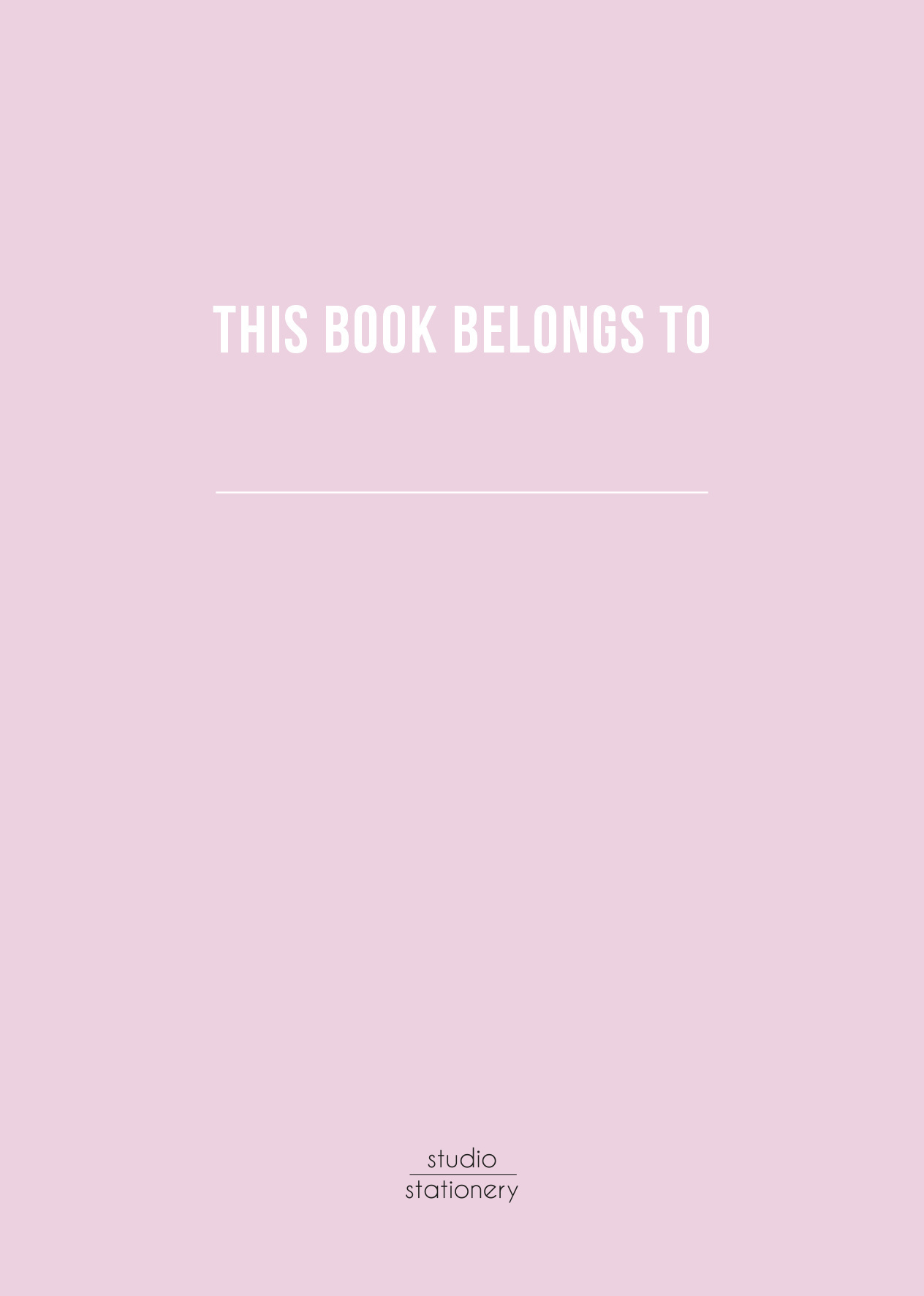 A6 Notebook Stay Social - Social media plan