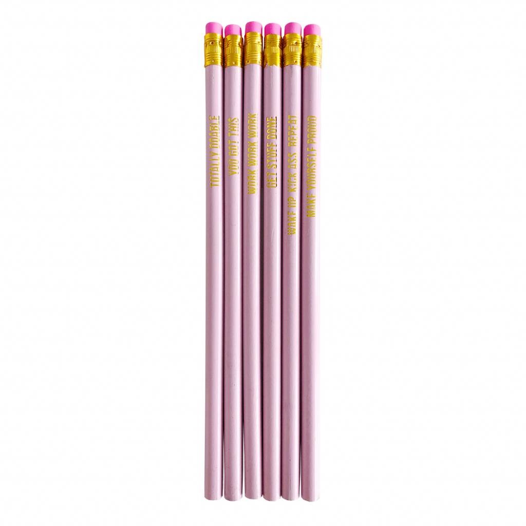 Pretty pink Pencil set