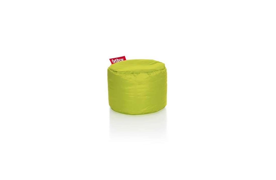 Point poef in nylon - Limegroen