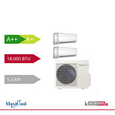 MaxiCool AURORA Multi-Split-Klimaanlage R32 2 x 2,5 kW Set
