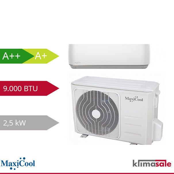 Maxicool MaxiCool AURORA Inverter-Klimaanlage R32 2,5 kW SetAMD-AUR-09HDI