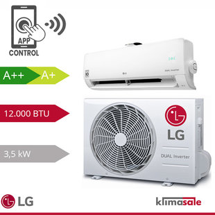 LG Luftreinigende Inverter-Klimaanlage R32 3,5 kW Set