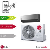 LG Artcool Black Inverter Klimaanlage R32 7,0 kW Set