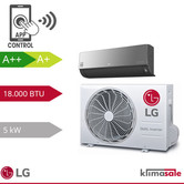 LG Artcool Black Inverter Klimaanlage R32 5,0 kW Set