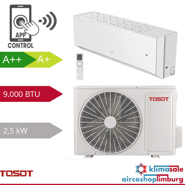 Tosot Wi-Fi Clivia 2,5kW R32 White Design Inverter Set