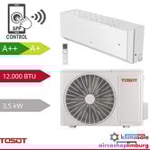 Tosot CLIVIA von GREE Inverter-Klimaanlage Weiß R32 3,5 kW Set