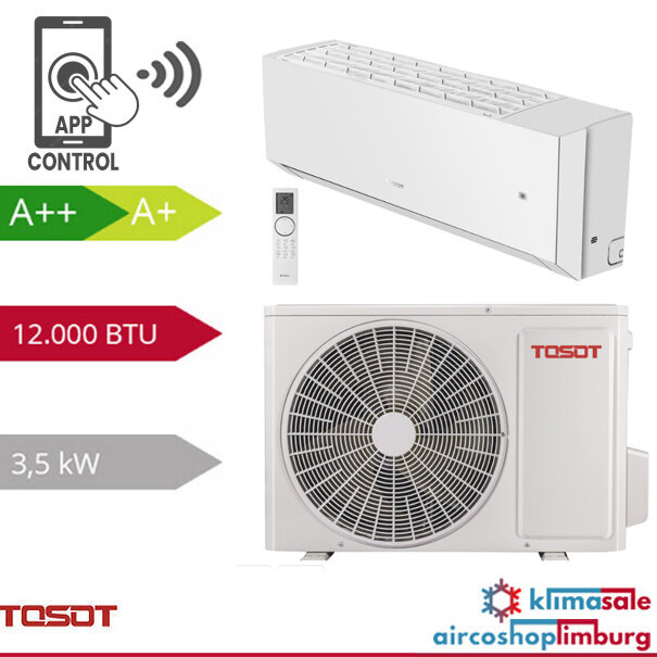 Tosot Wi-Fi Clivia 3,5kW R32 White Design Inverter Set