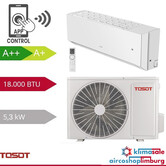Tosot CLIVIA von GREE Inverter-Klimaanlage Weiß R32 5,3 kW Set