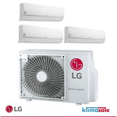 LG Triple Split Klimaanlage MU3R21-090909 R32 3 x 2,5 kW Set