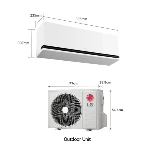 LG LG Dualcool 5kW Deluxe Dual Inverter Set